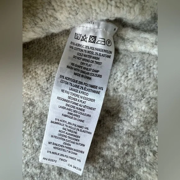 French Connection Heather Ruffle Layered Sweater - Picture 8 of 8